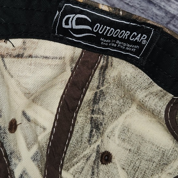 Duck Dynasty Camo Baseball Cap Brown Outdoor‎ Cap Hunting Fishing Men Adjustable - Picture 6 of 9
